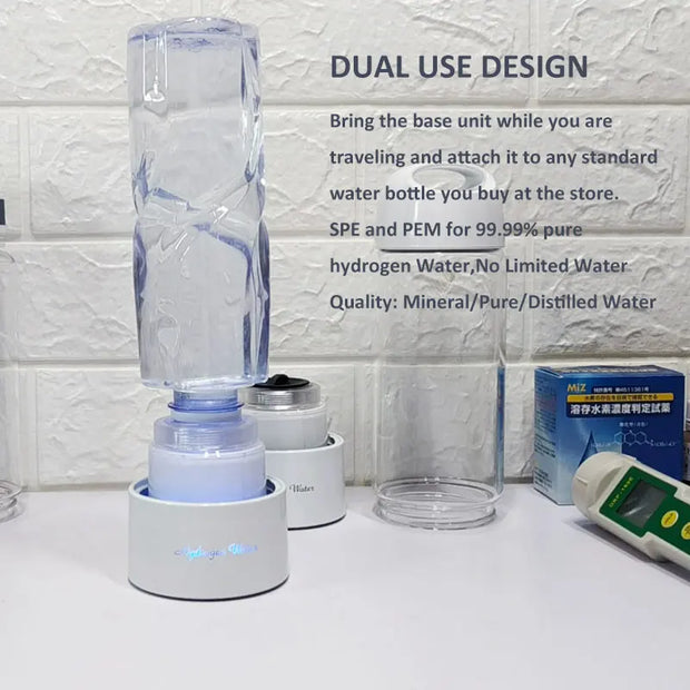 Dual Chamber Alkaline Water Generator with Kit