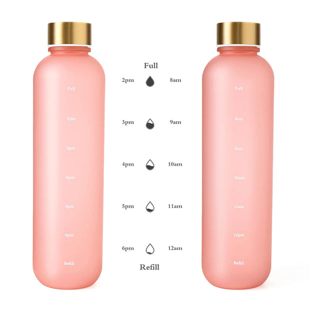 1L Bottle With Time Marker 32 OZ