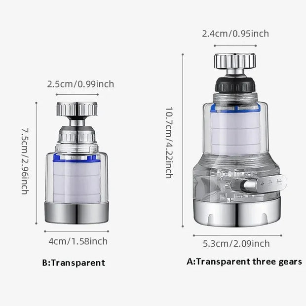 360 Rotating Sink Faucet Tap Water Purifier