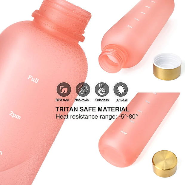 1L Bottle With Time Marker 32 OZ