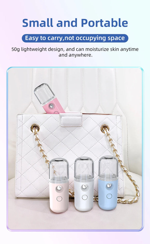 Mini Facial Cooling Mist Humidifier