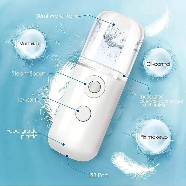Mini Facial Cooling Mist Humidifier