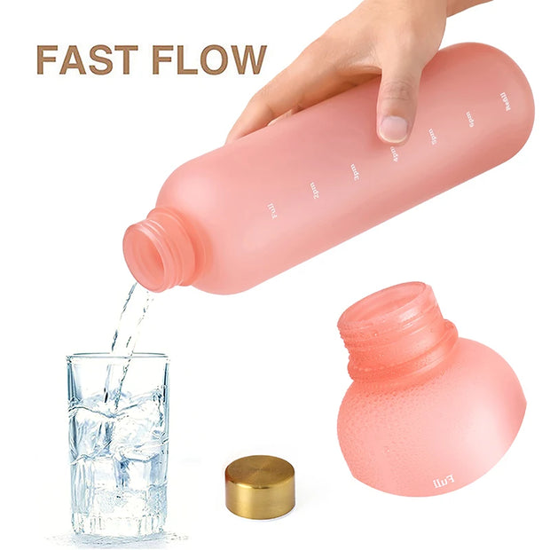 1L Bottle With Time Marker 32 OZ